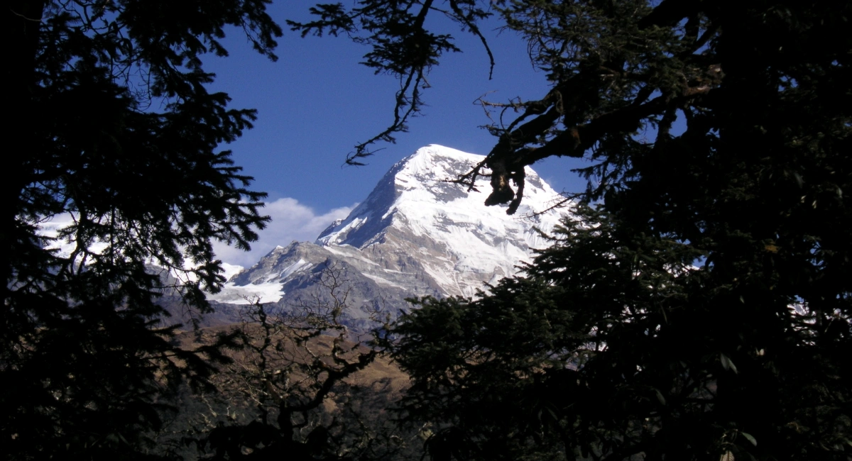Annapurna South view from Ghorepani
