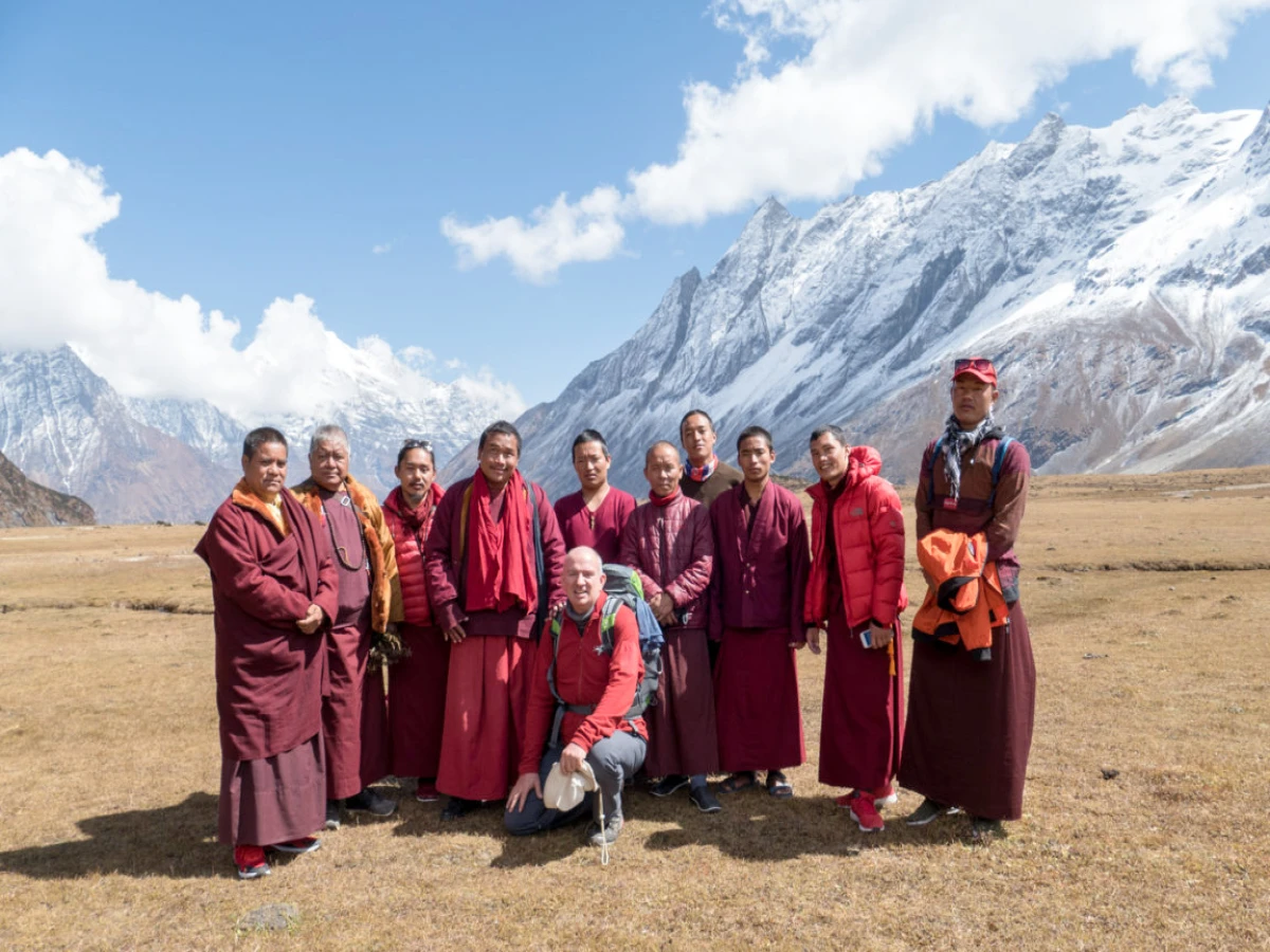 Monks in Tsum Valley