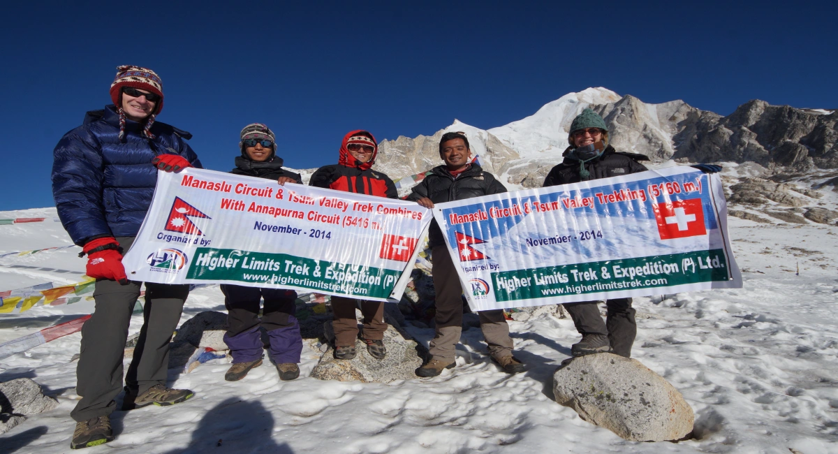 Manaslu Tsum Valley and Annapurna Circuit Trek - 35 Days