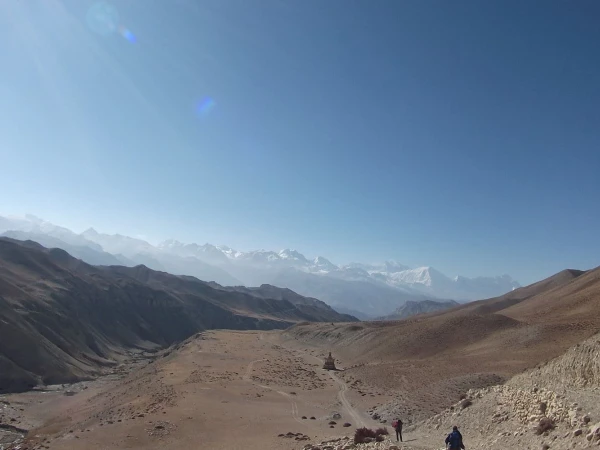 Annapurna And Dhaulagiri Mountain Range Upper Mustang