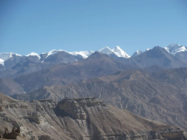 Damodar Himal From Upper Mustang