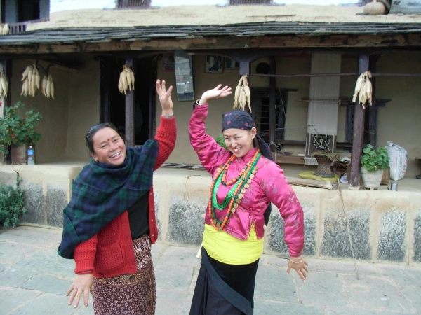 Gurung Dress At Ghandruk