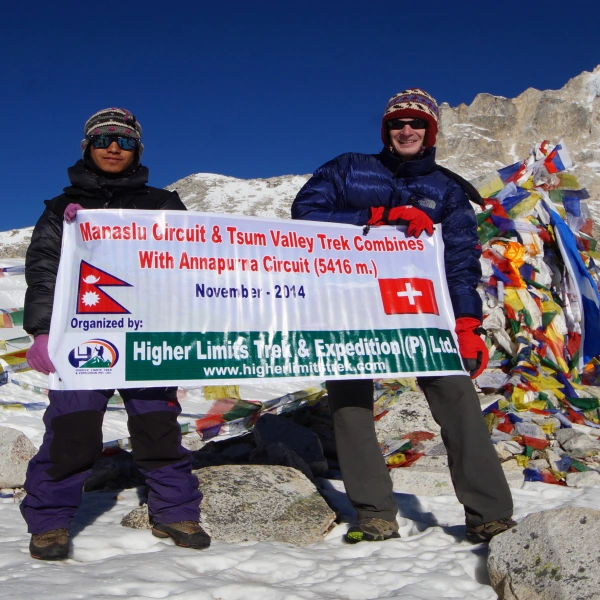 Manaslu Tsum Valley and Annapurna Circuit Trek - 35 Days